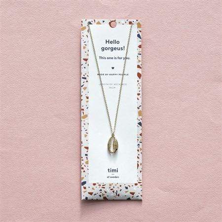Cowrie Shell Necklace - Gold
