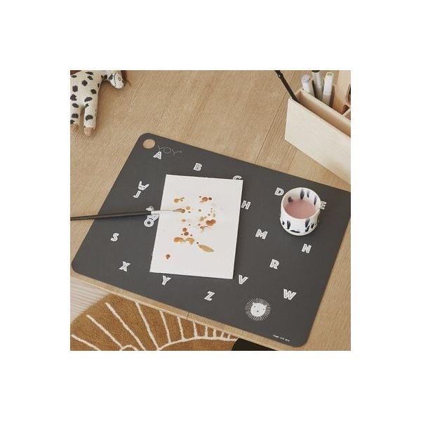 Placemat Alphabet - Anthracite