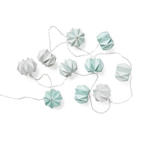 Origami String LED Lights - Mix Blue