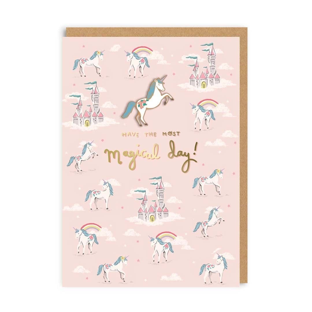 Have The Most Magical Day Enamel Pin Greeting Card