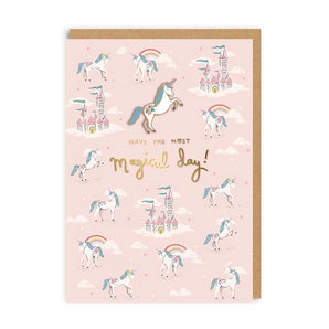 Have The Most Magical Day Enamel Pin Greeting Card