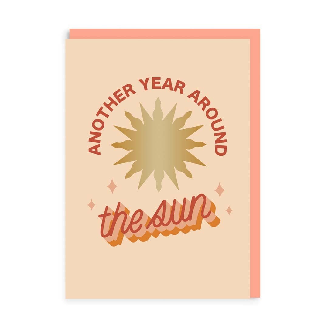 Another Year Around The Sun Greeting Card