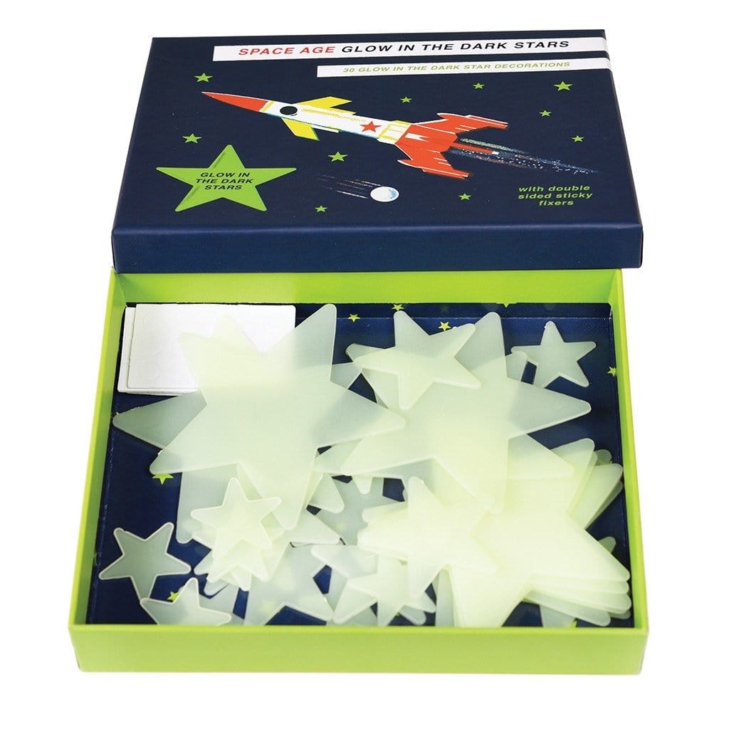 SPACE AGE GLOW IN THE DARK STARS