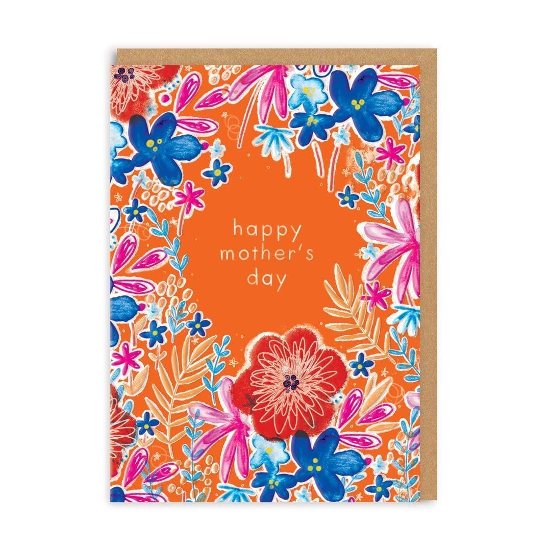 Happy Mother's Day Floral Greeting Card