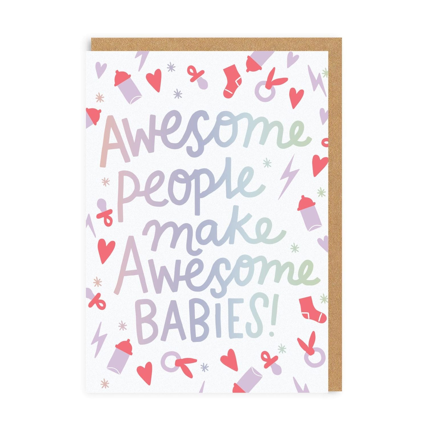 Awesome Babies Greeting Card