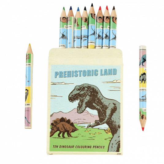 Prehistoric Land Colouring Pencils (Set of 10)