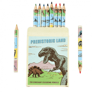 Prehistoric Land Colouring Pencils (Set of 10)