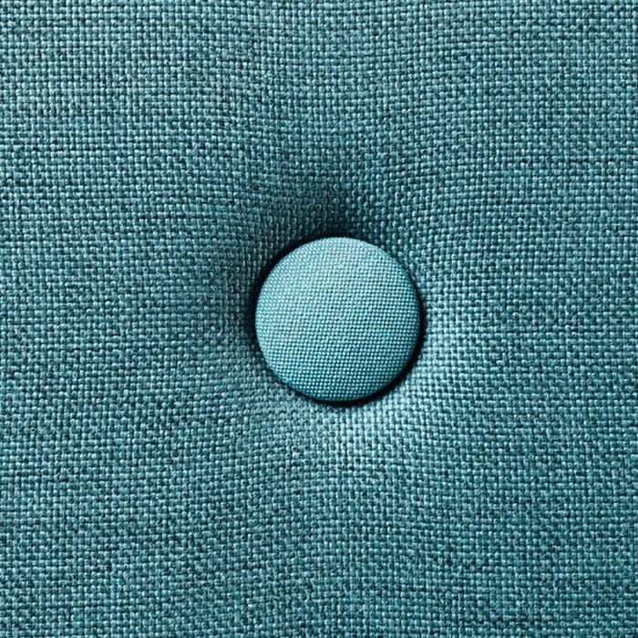 DUSTY BLUE W. BLUE BUTTONS