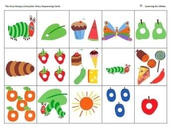 THE VERY HUNGRY CATERPILLAR FLASH CARDS