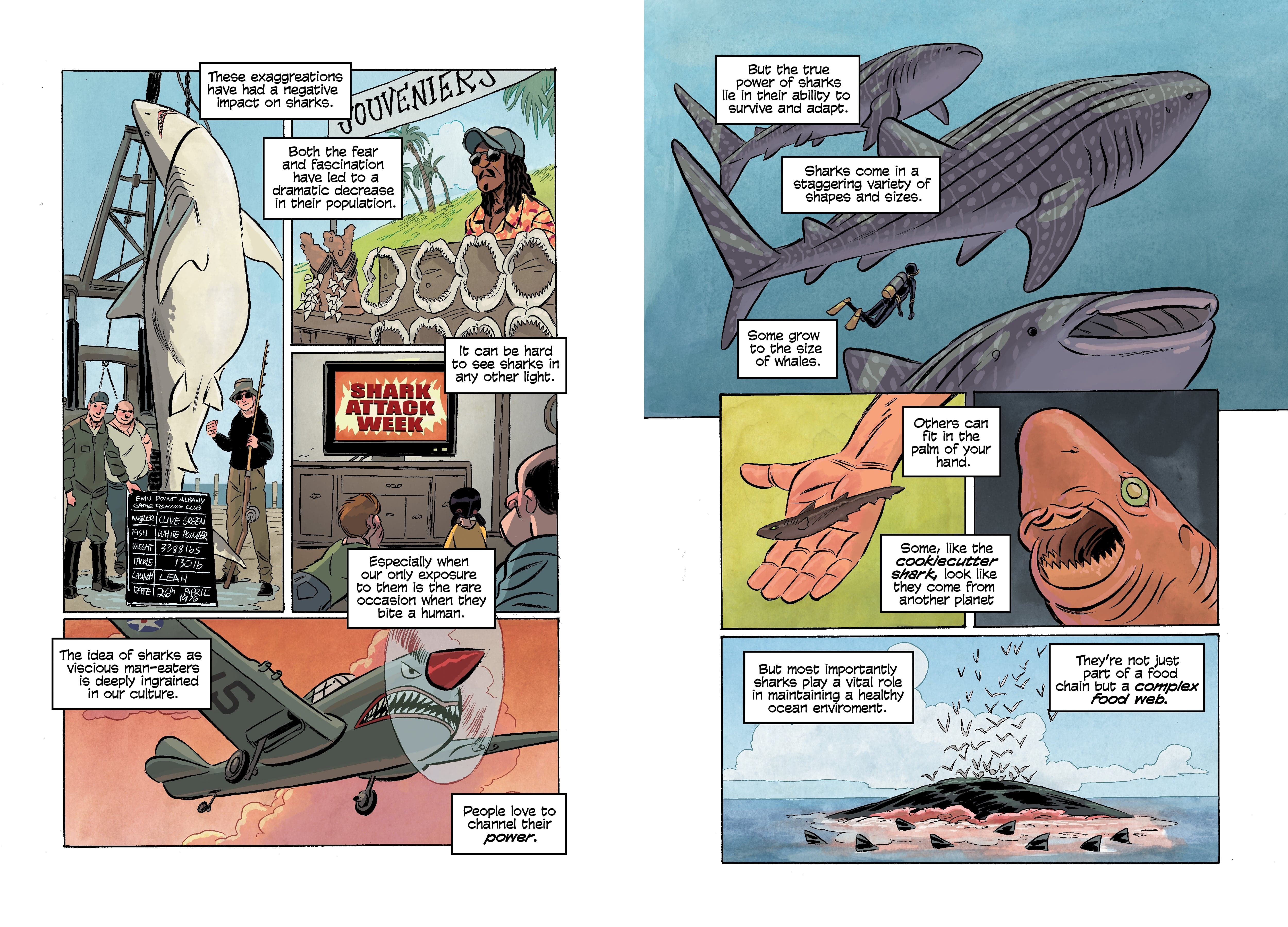 Science Comics - Sharks Nature's Perfect Hunter