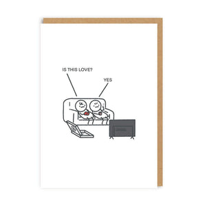 Is This Love? Greeting Card - Bimbo Concept