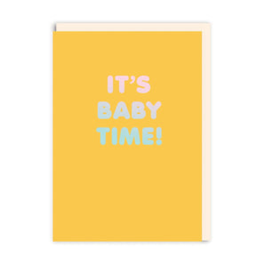 It's Baby Time Greeting Card - Bimbo Concept