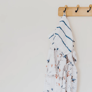 Kids Hooded Muslin Robe - Bimbo Concept