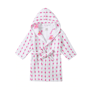 Kids Hooded Muslin Robe - Bimbo Concept