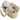Little Baby with Basket - Grey 28cm - Bimbo Concept