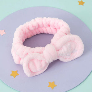 Little One'S Fluffy Makeup Headband - Pink - Bimbo Concept