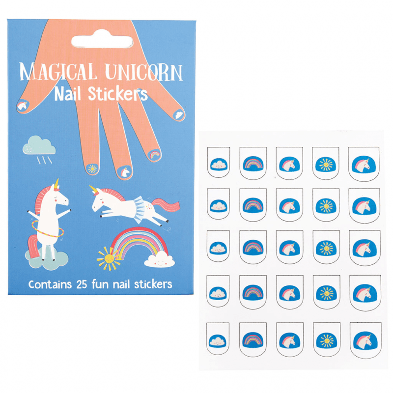 Magical Unicorn Nail Stickers (Pack of 25)