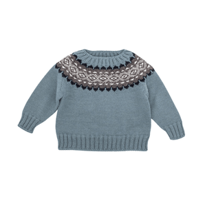 Merino Wool Knitted Sweater - Bimbo Concept