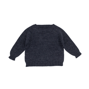 Merino Wool Knitted Sweater Grey Fox - Bimbo Concept