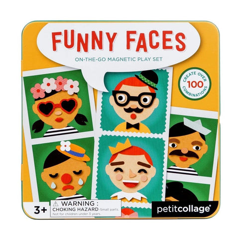 On-The-Go Magnetic Play Set: Funny Faces