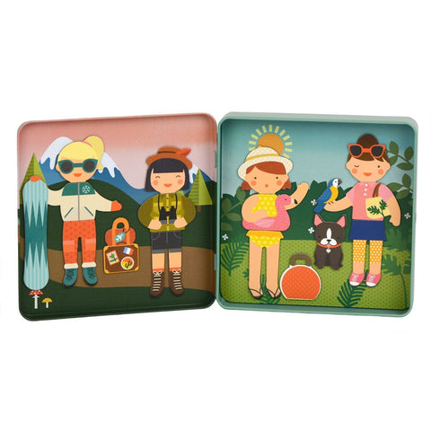 On-The-Go Magnetic Play Set: Little Travelers