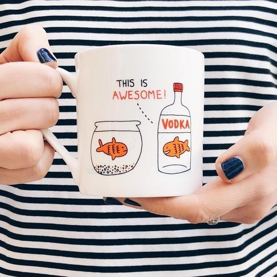 Vodka Goldfish Mug