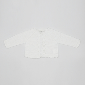 Openwork White Jacket - Bimbo Concept