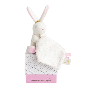 Pink Bunny with Blanket - 10cm - Bimbo Concept