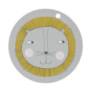 Placemat Lion - Light Grey - Bimbo Concept