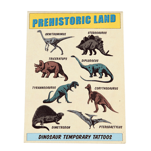 Prehistoric Land Temporary Tattoos - Bimbo Concept