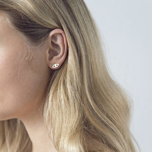 Protect You Evil Eye Earring - Gold - Bimbo Concept