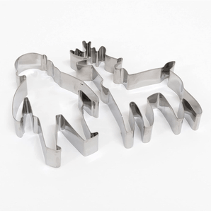 Santa & Reindeer Christmas Cookie Cutters - Bimbo Concept