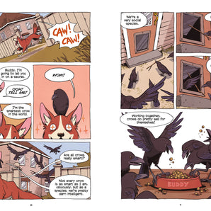 Science Comics - Crows Genius Birds - Bimbo Concept
