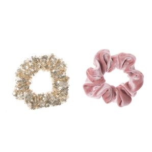 Sequin and Velvet Scrunchies - Bimbo Concept