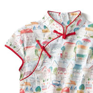 Short Sleeve CheongSam - Village - Bimbo Concept