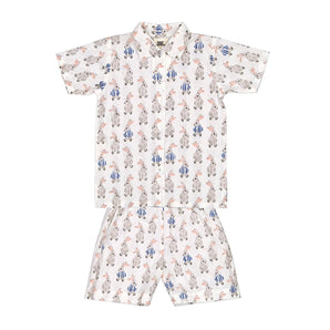 Short Sleeves Pyjama - Rabbit - Bimbo Concept