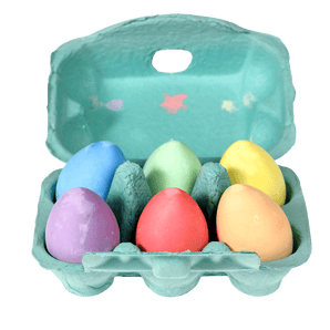 Six Coloured Chalk Eggs - Bimbo Concept