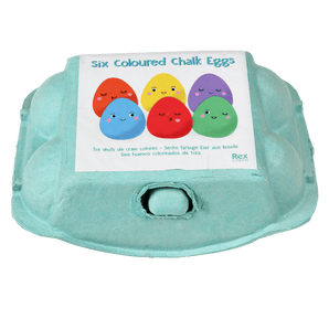 Six Coloured Chalk Eggs - Bimbo Concept
