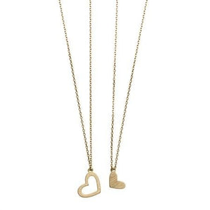 Small & Big Heart Necklace - Bimbo Concept