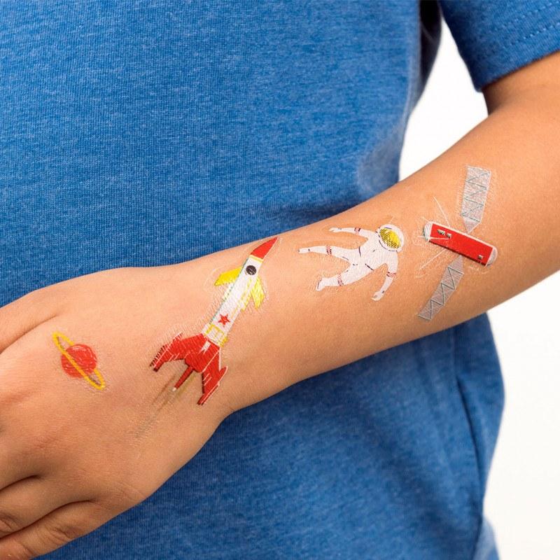 The Space Age Temporary Tattoos