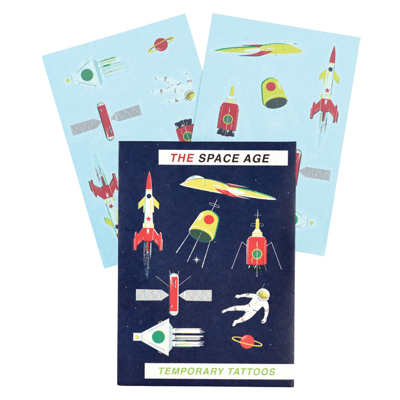 The Space Age Temporary Tattoos