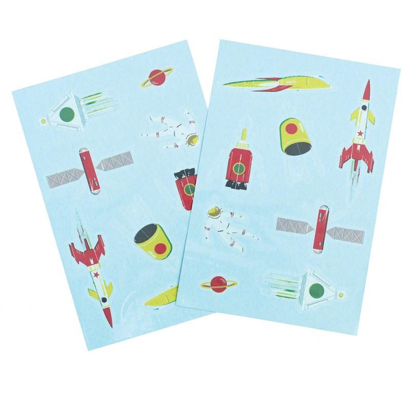 The Space Age Temporary Tattoos