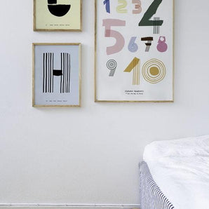 Spaghetti Numbers - 50cm x 70cm - Bimbo Concept