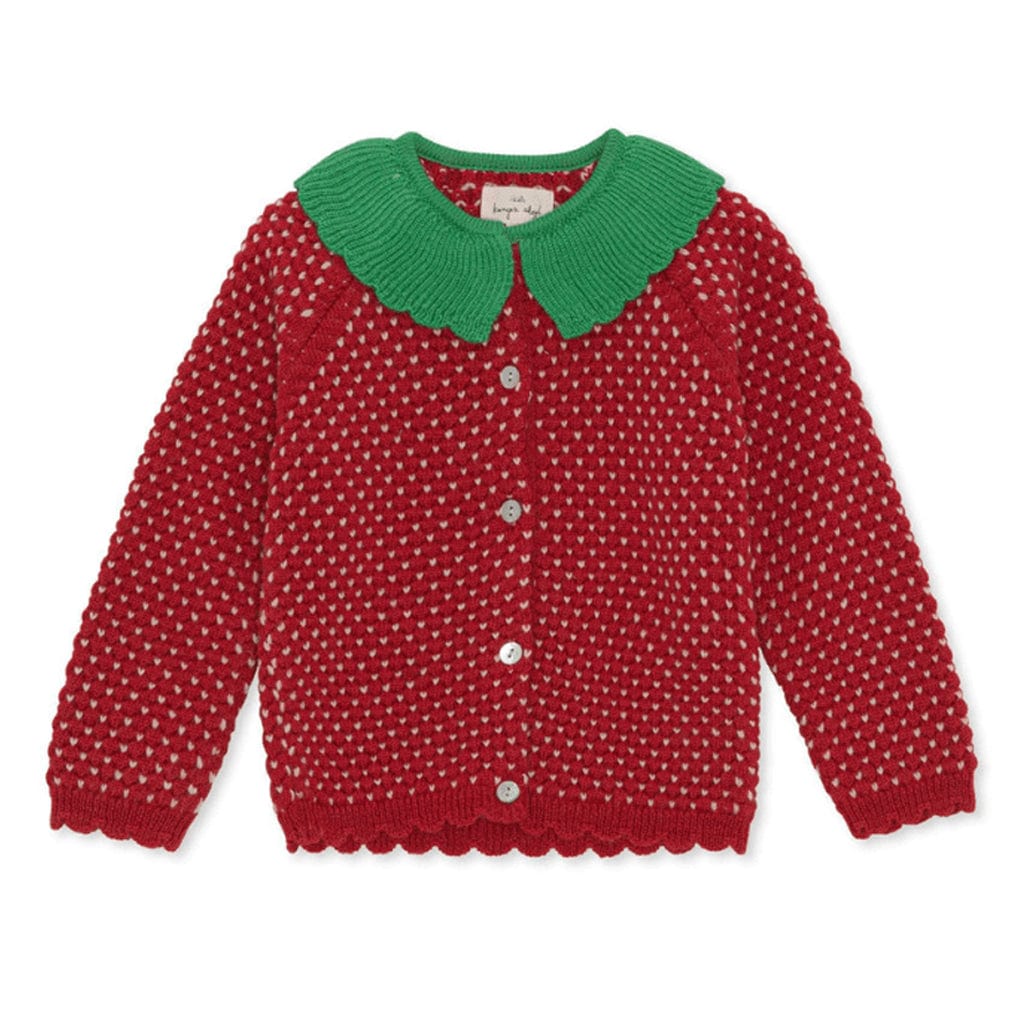 Strawberry Cardigan - Barbados Cherry