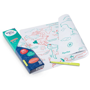 Tablemat set My First World Map - Bimbo Concept