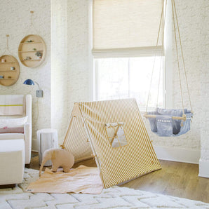 Tent - Thin Striped Mustard - Bimbo Concept