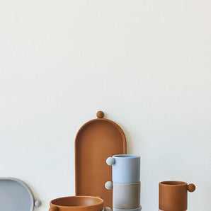 Tiny Inka Bowl - Dusty Blue / Clay - Pack of 2 - Bimbo Concept