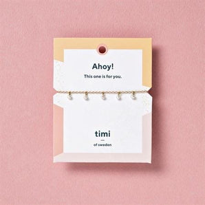Tiny Pearl Bracelet - White - Bimbo Concept