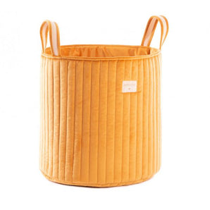 VELVET TOY BAG FARNIENTE YELLOW - Bimbo Concept