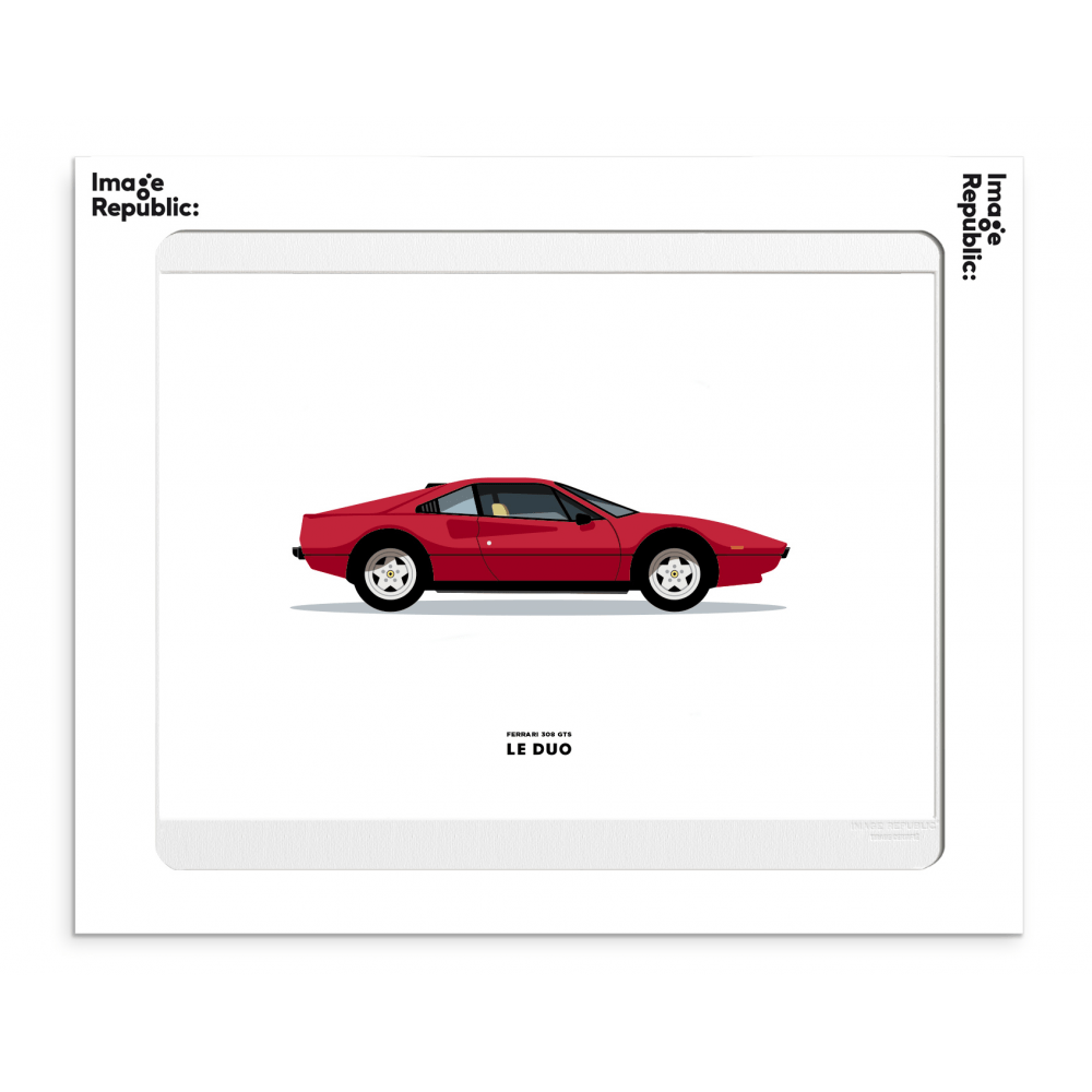 Le Duo Voiture Ferrari 308 GTS Rouge